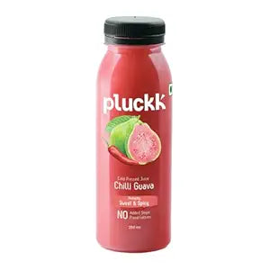 Pluckk Cold-Pressed Guava Fruit Juice | No Added Sugar | No Preservatives | No Concentrates | Rich in Vitamin C | Antioxidants