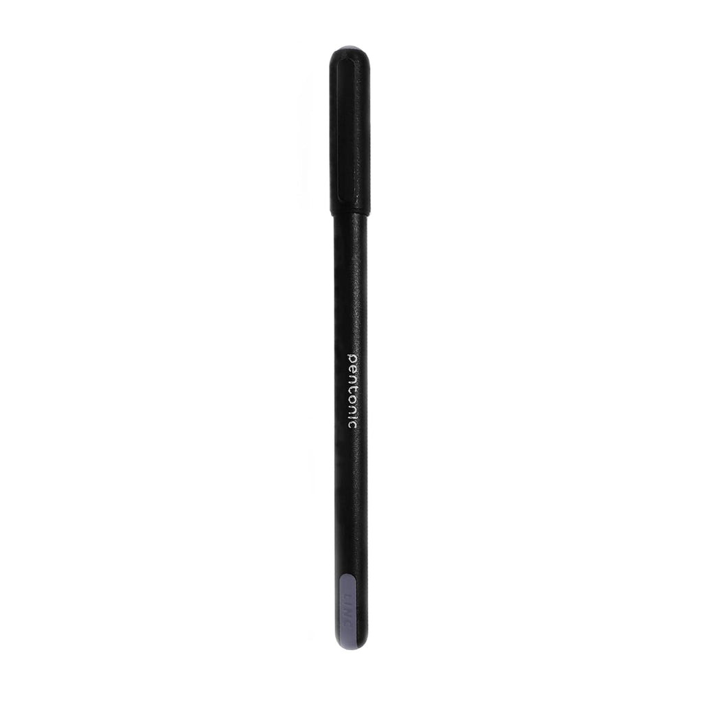 Pentonic 0.7mm Ball Point Pen Blister Pack | Black Body | Black & Blue Ink | Set of 10 Pens