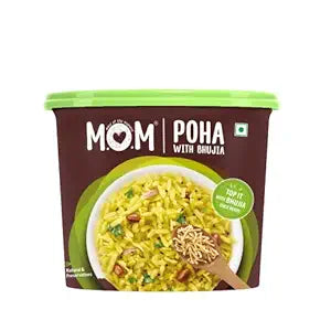 MOM - Meal of the Moment, Poha with Bhujia, 80g - Ready to Eat | Instant Food | No added Preservatives