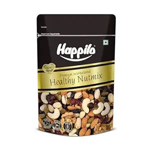 Happilo Premium International Healthy Nutmix, 200g | 7 Superfood in 1 Mixes | Dry Fruits Contains Almonds, Cashews, Blueberries, Blackcurrant, Pumpkin & Sunflower Seeds