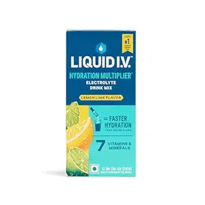 Liquid I.V.™ Hydration Multiplier™ - Lemon Lime | Electrolyte Powder Drink Mix 16g | Pack of 12