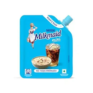 Milkmaid Nestle Mini Sweetened Liquid Condensed Milk, 190 G, Doy Pack
