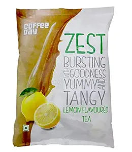 Browell Coffee Day Beverages Zest Lemon Green Tea Powder- 40 Sachets(Pack Of 2), 420 Grams