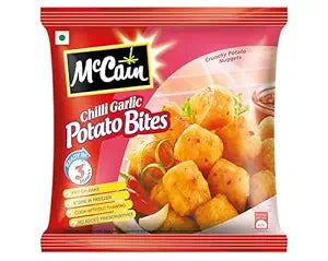 Mccain Chilli Garlic Potato Bites, 420 g Regular Pack