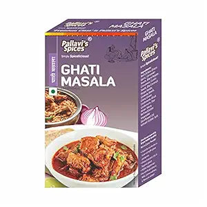 Pallavi's Spices Ghati Masala | Spice Blend/Powder for Veg and Non Veg Recipe | 5 Separate Small sachets of 10g in Every Pack | 50g (Pack of 4)