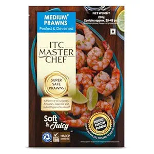 ITC Master Chef Medium Prawns, 200 g