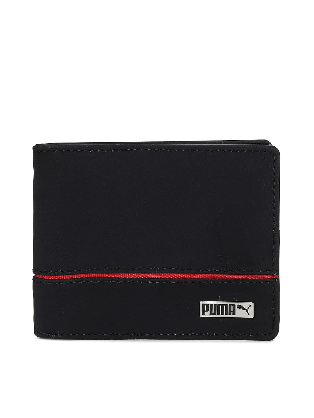 URBAN FOREST Oliver Black Leather Wallet for Men, 6 Card Slot