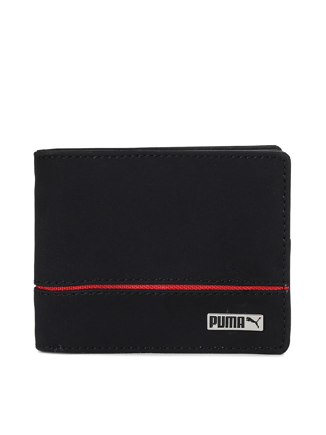 URBAN FOREST Oliver Black Leather Wallet for Men, 6 Card Slot