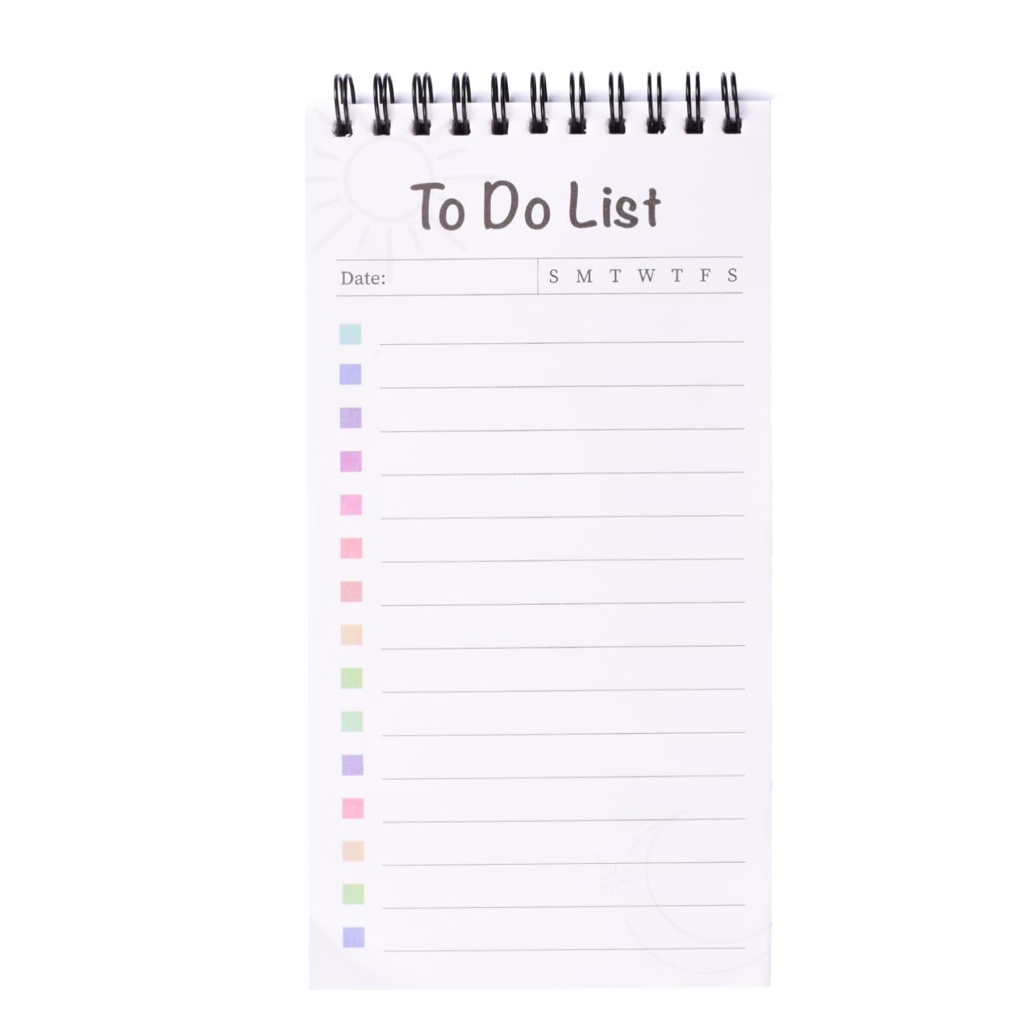 Papboo Easy to Carry To-Do List, Planner, Check list With 80 Printed Sheets Matte Finished Cover (Girl coffee)