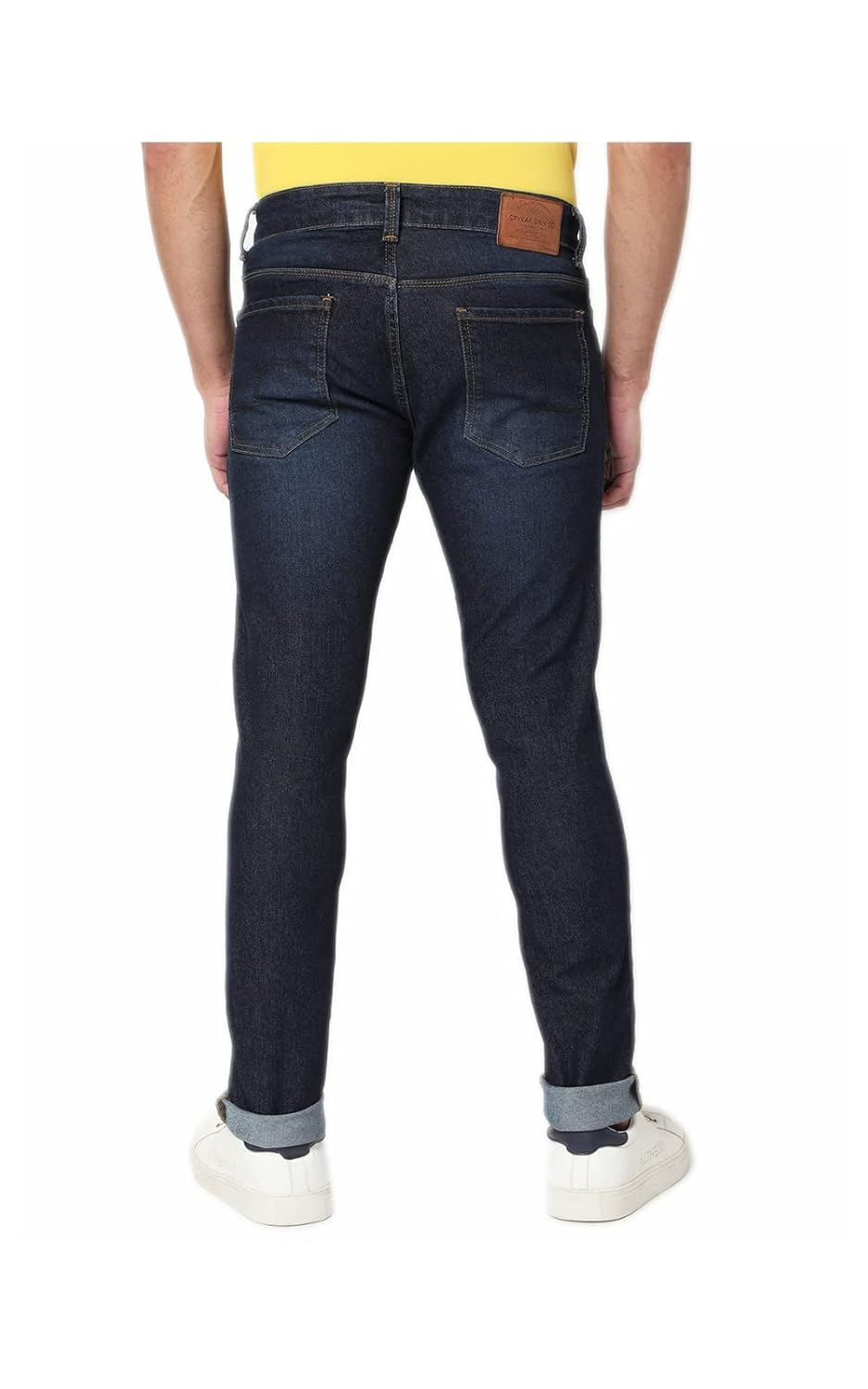 Spykar Men's Solid Regular Fit Jeans