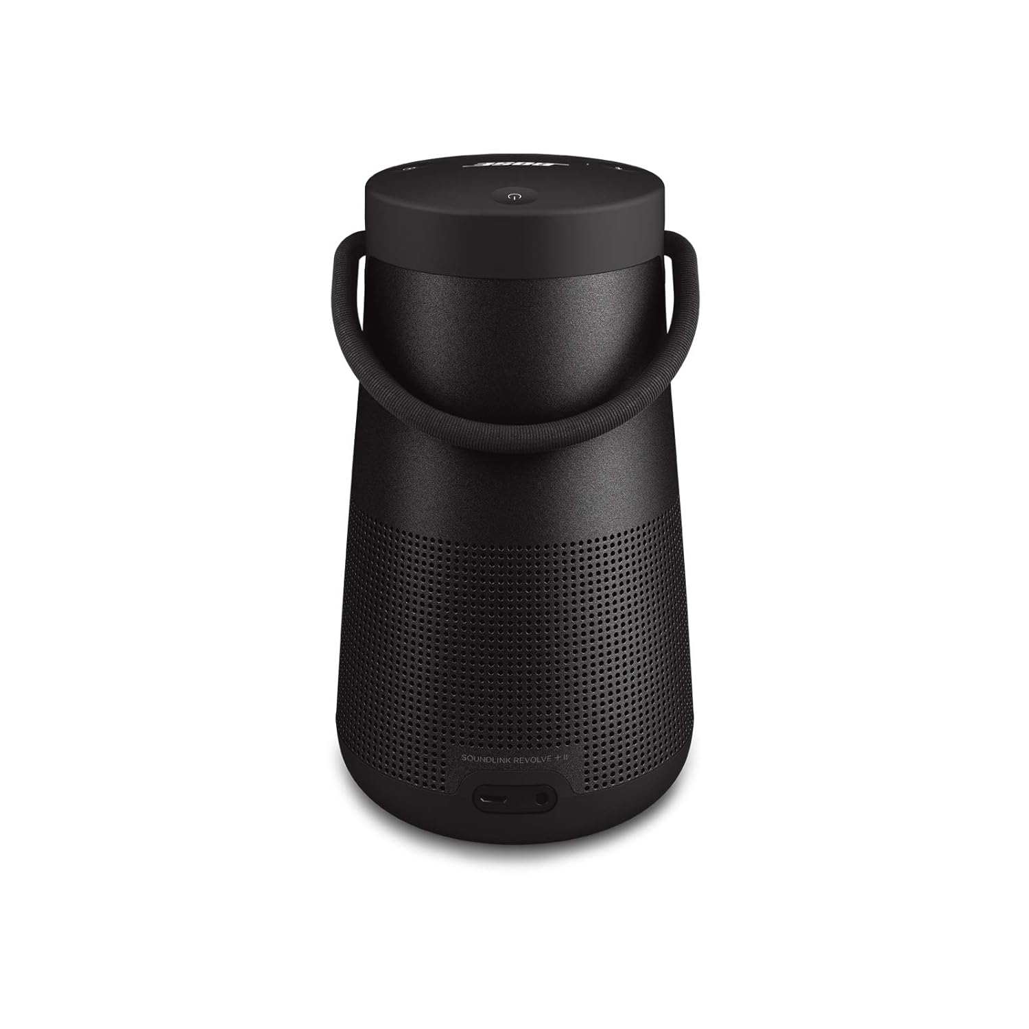 Bose SoundLink Revolve+(Series II) Portable and Long-Lasting Bluetooth Speaker with 360° Wireless Surround Sound, 17 Hours of Battery Life, Water and Dust Resistant (Triple Black)