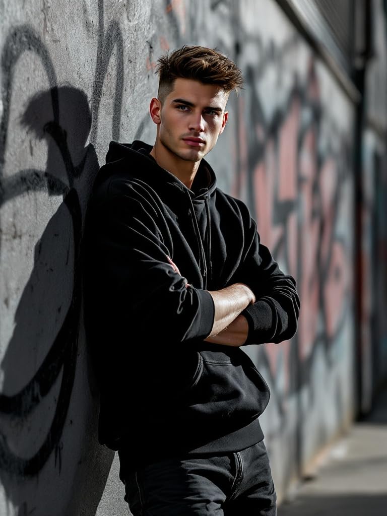 Glowic Men’s Hoodie | Oversized Stylish Sweatshirt for Winter Wear | Trendy Casual Hoodie for Men | Perfect for Gym, Travel, Streetwear Fashion