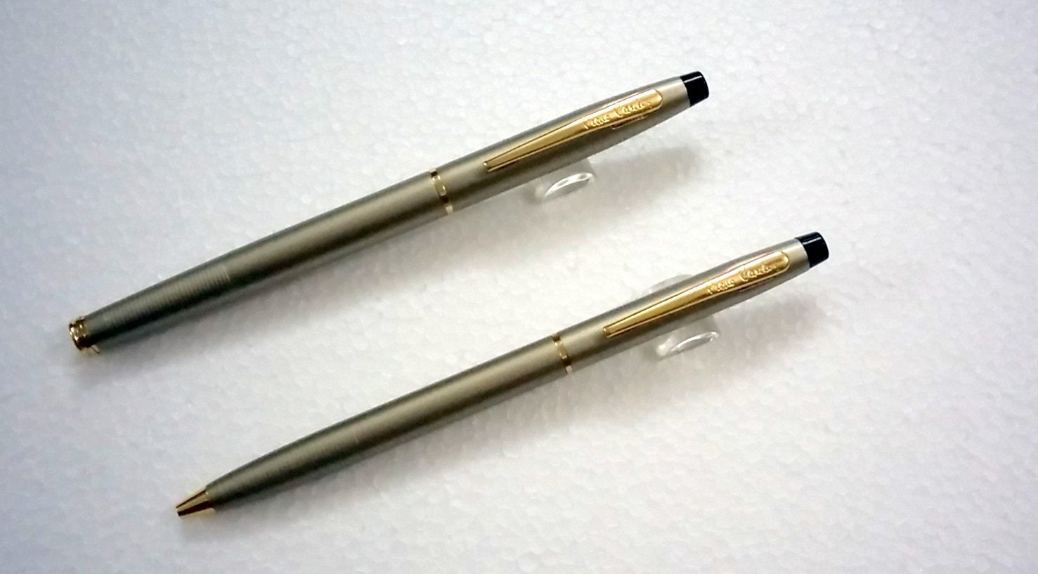 Pierre Cardin Kriss Satin Nickle Premium Pen Set | Luxurious Roller Ball Pen & Ball Pen Combo | Ideal for Festive & Corporate Gifting