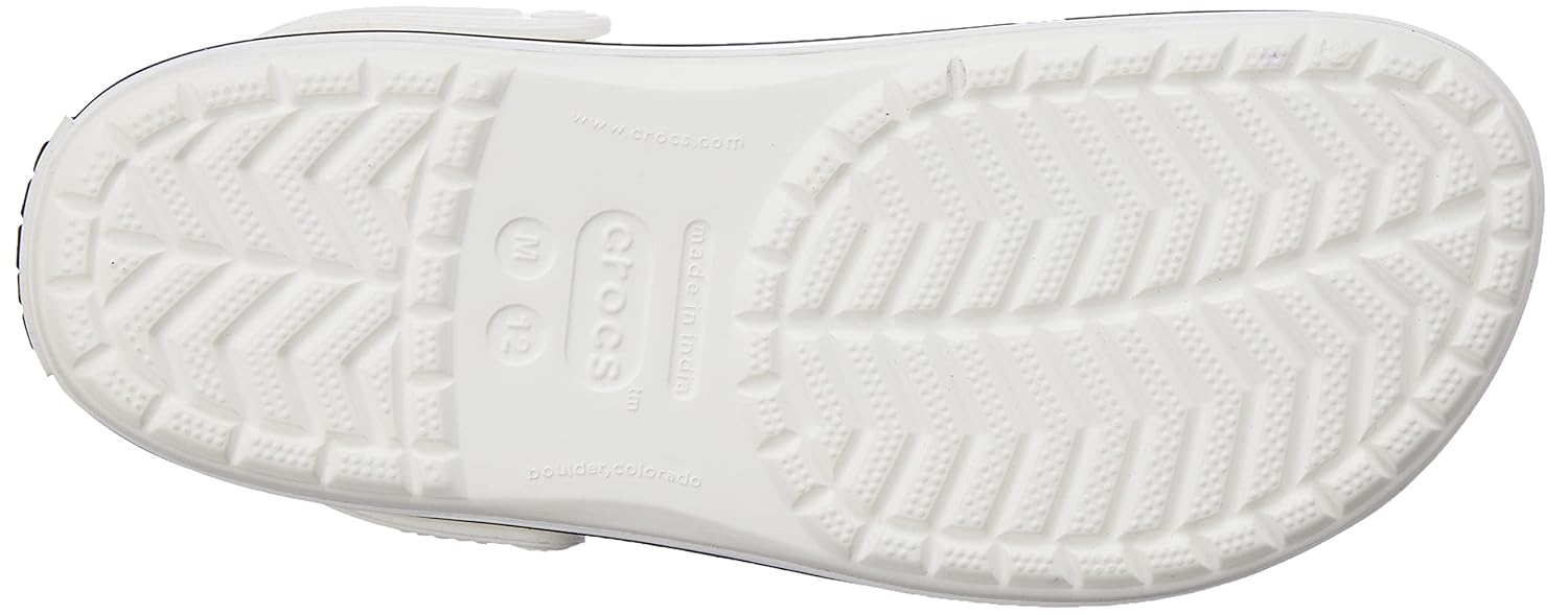 Crocs Men Crocband Clog 11016-100 White M11