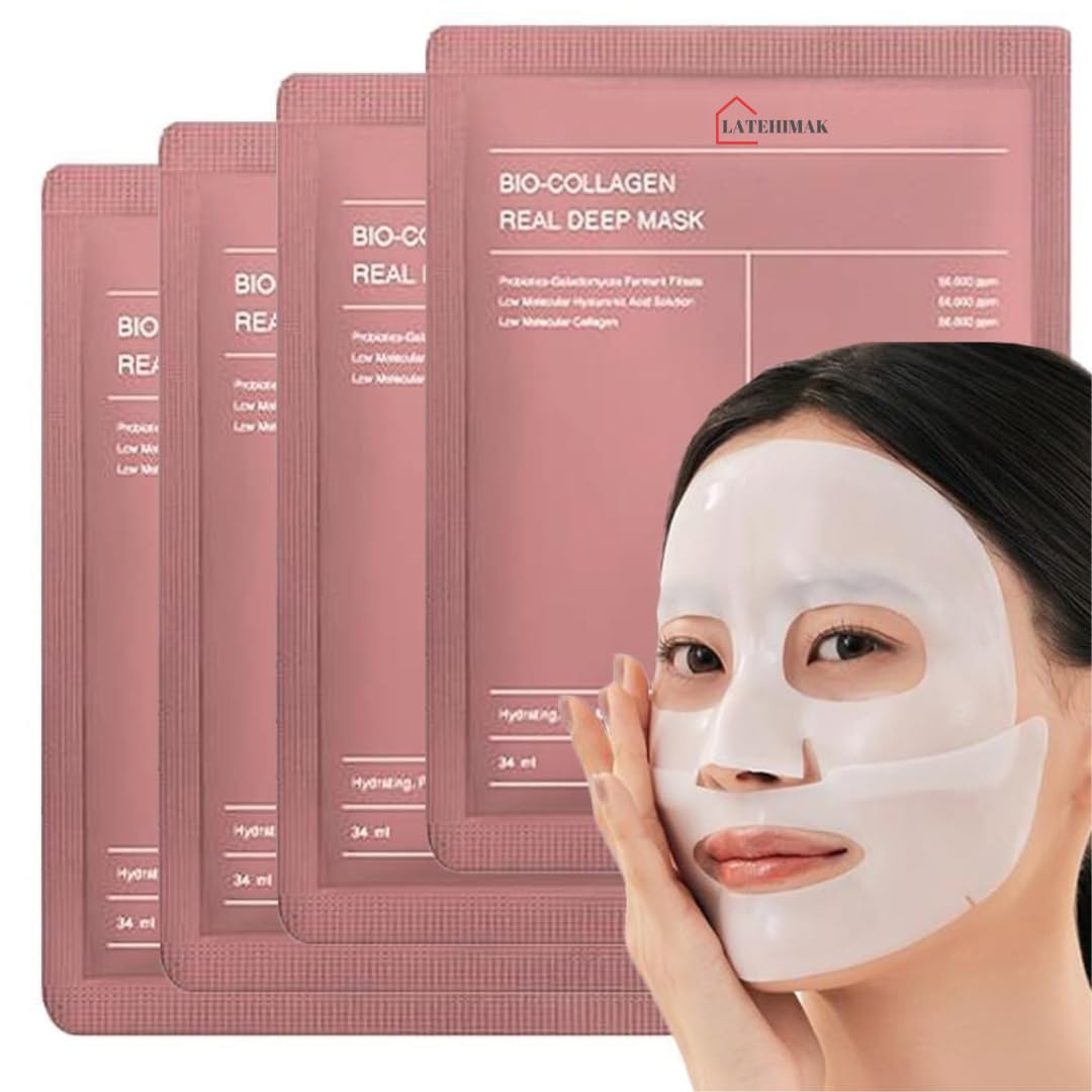 Lacto Calamine Face Sheet Masks | Combo Pack | Vitamin C, Hyaluronic Acid & Green Tea Face Sheet Masks | Brightening, Hydrating & Clarifiying | 150ml (Pack of, 6)