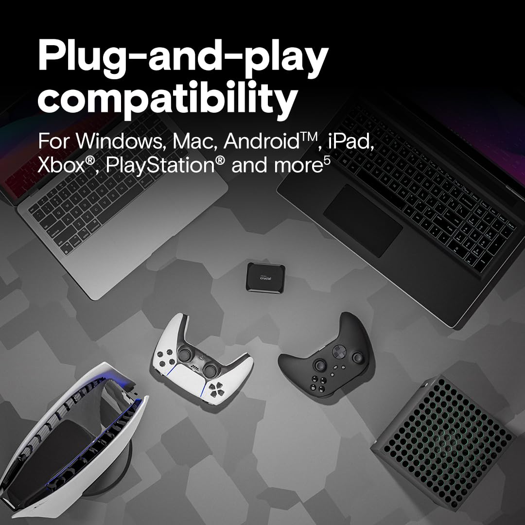 Crucial® X9 1TB Portable SSD