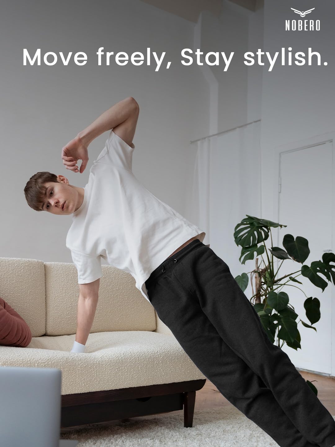 GRECIILOOKS Men's Loose Mid Rise Casual Trousers Pants | Regular | Sports Stylish Treck Pant | Sweatpants (Available in Plus Size and Combo Pack of 2)