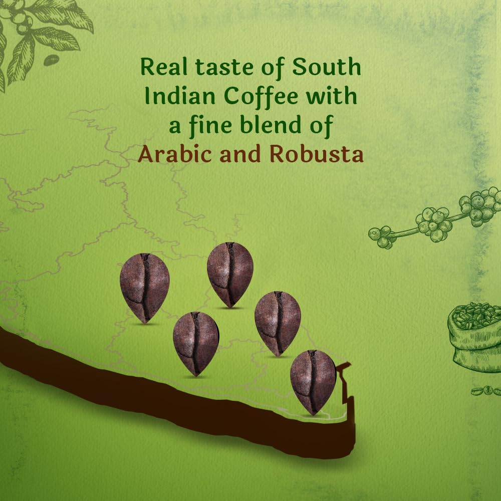Bru Instant | Aromatic Coffee From South Indian Plantations | Premium Blend of Robusta & Arabica Beans For a Rich Coffee Experience | 200g