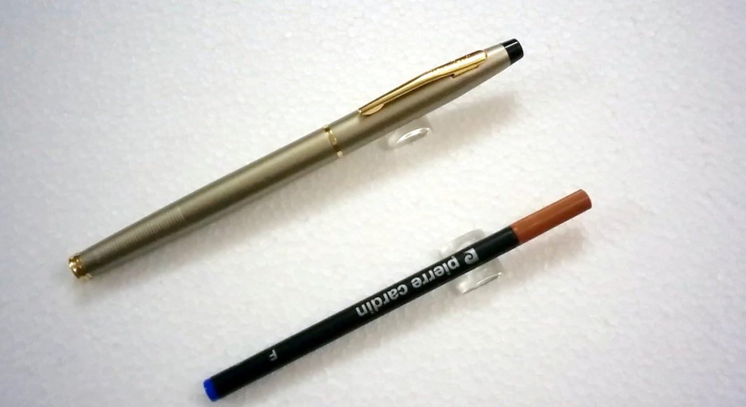 Pierre Cardin Kriss Satin Nickle Premium Pen Set | Luxurious Roller Ball Pen & Ball Pen Combo | Ideal for Festive & Corporate Gifting