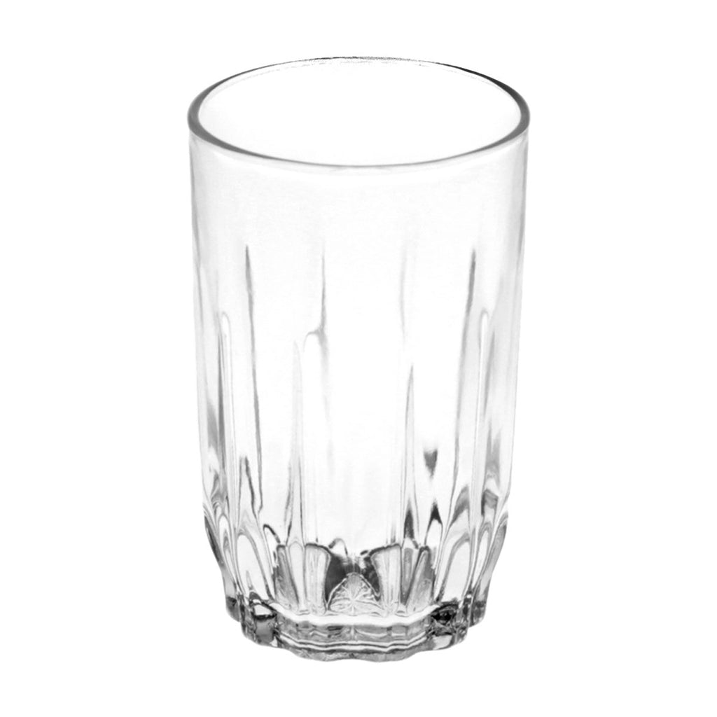 Yera Classic Glass Tumblers Transparent 265 ml Pack of 6 Pcs | Tumblers for Water, Cold Drinks, Juice | Dishwasher Safe | for Daily use & Gifting
