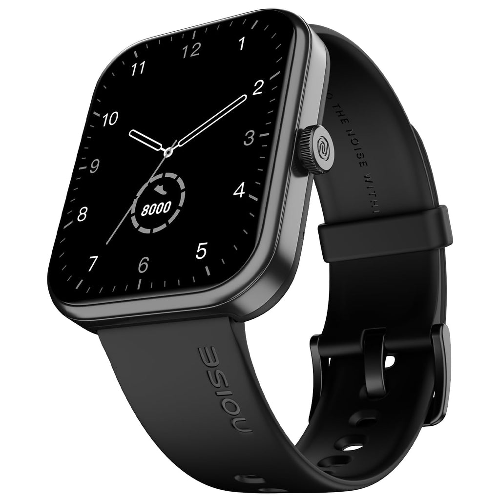 Fastrack Limitless FS2+ Smart Watch, 2.01" UltraVU Display, Functional Crown, SingleSync BT Calling, 110+ Sports Modes, 200+ Smartwatch Faces, Upto 7 Day Battery, AI Voice Assistant (Black)