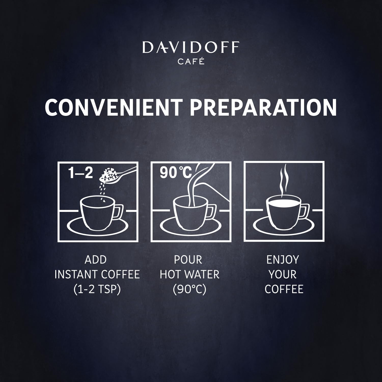 Davidoff Espresso 57 Intense Instant Coffee 11/12 Intensity - 100% Arabica, 3.53 oz 100g, Granule, Glass Bottle