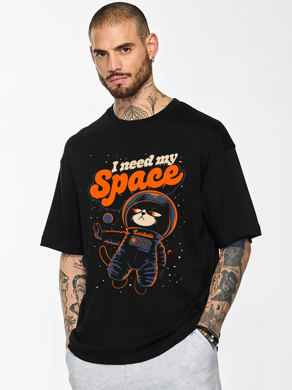 boffi ... 100% Cotton Oversized T-Shirt Unisex Drop Shoulder Dye Washed Street Look Black Pack of 1