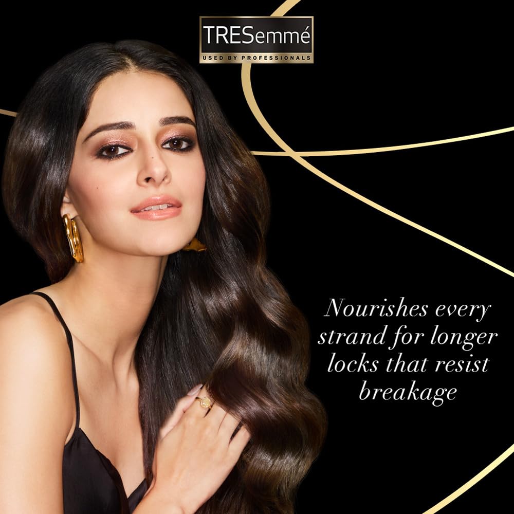 TRESemme Hairfall Defense+ Shampoo 1000ml With Keratin Fillers | Longer and Stronger hair | Prevents Hair Fall due to Breakage | Paraben-Free