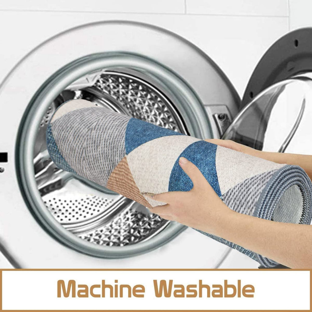 ishro home 3x5 Feet 3D Jet Multi Printed Carpet Rug Runner and Carpets for Bedroom/Living Area/Home with Anti Slip Backing (Crystals, 3x5 fts)