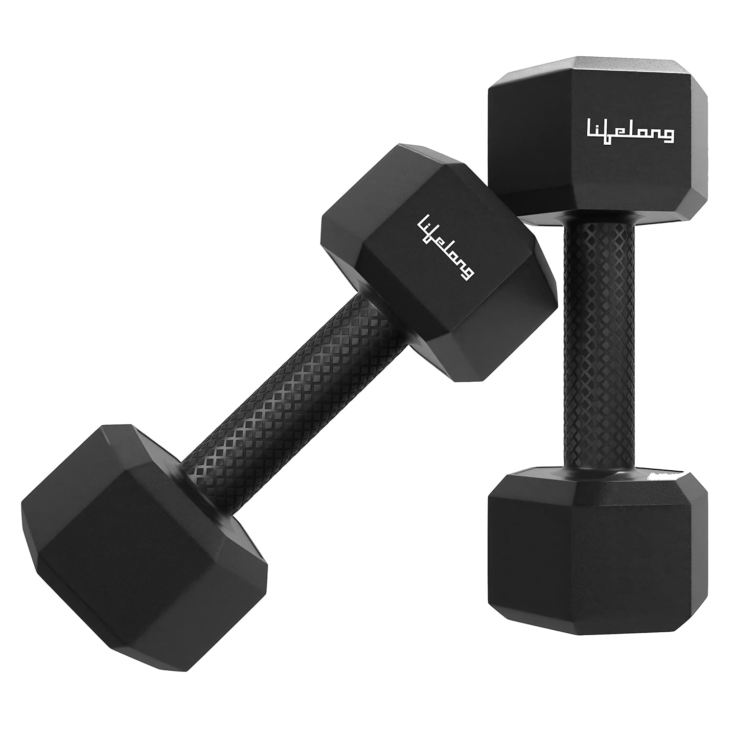 amazon basics Neoprene Dumbbells | 2 x 2Kg | Blue