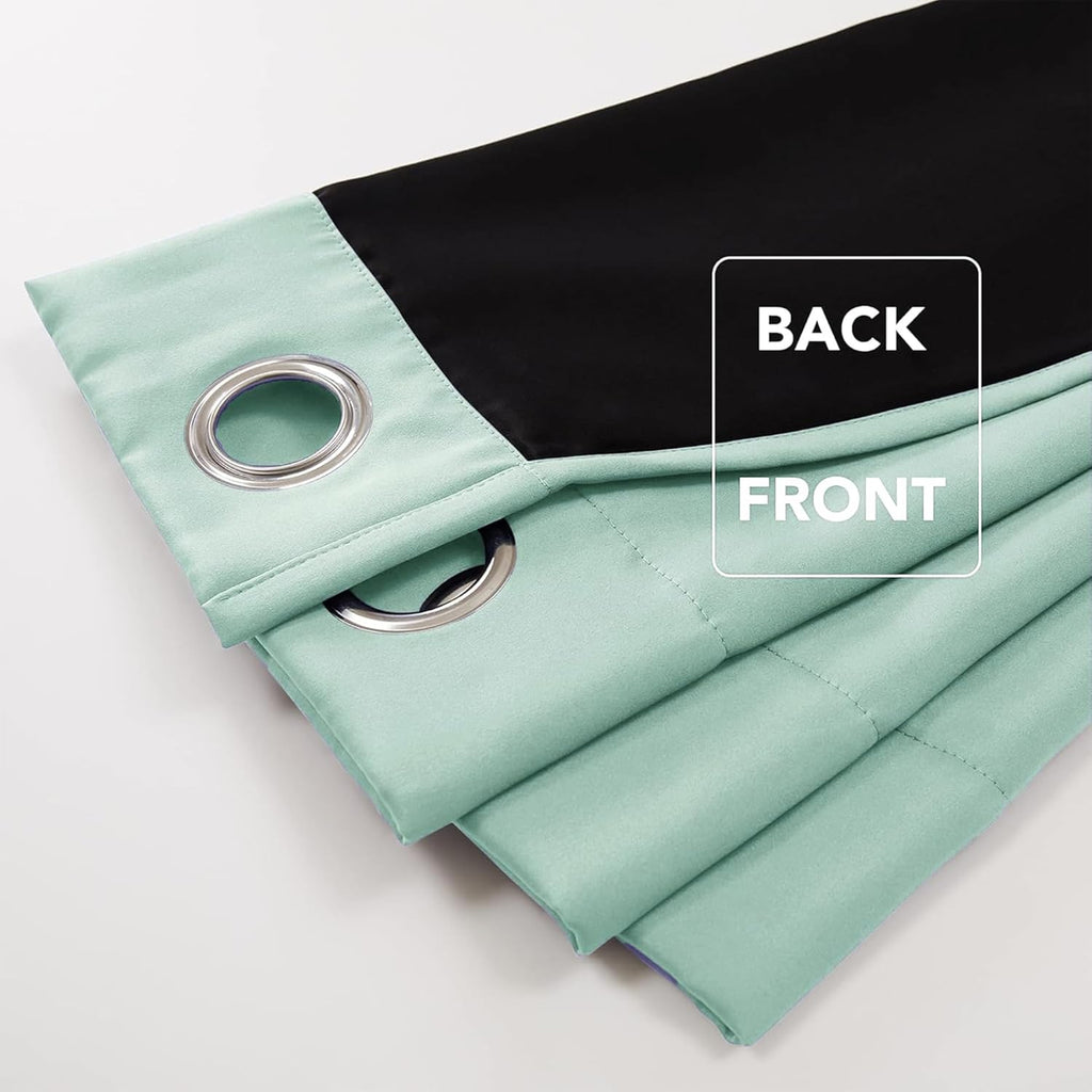 Tissue Net Embroidery Sheer Transparent Curtains for Window 5 feet Long Set of 2, Cream