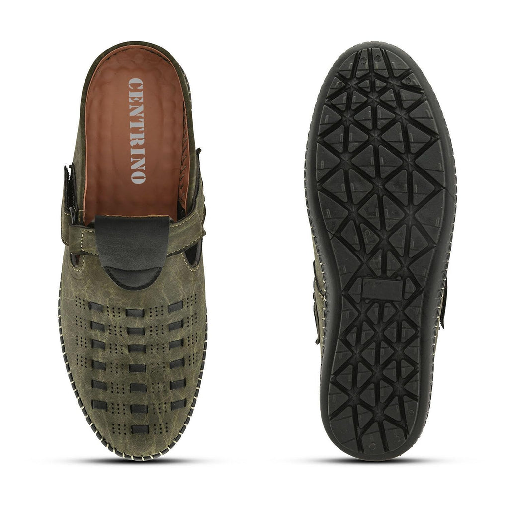 Centrino Men's Fisherman Sandals | Sporty & Casual Summer Footwear | Adjustable Fit with soft cushion Padding | Closed-Toe Comfort & Durability (9285)