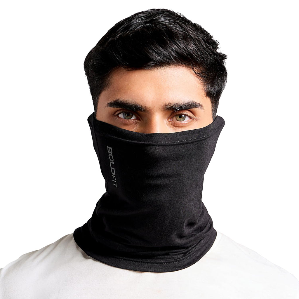 Boldfit Bamboo Bandana for Men & Women, UV Protection Face Cover, Eco-Friendly, Breathable & Stretchable Headwrap,Multi-Functional Headband, Soft Neck Scarf for Biking, Gym, Yoga & Outdoor Use