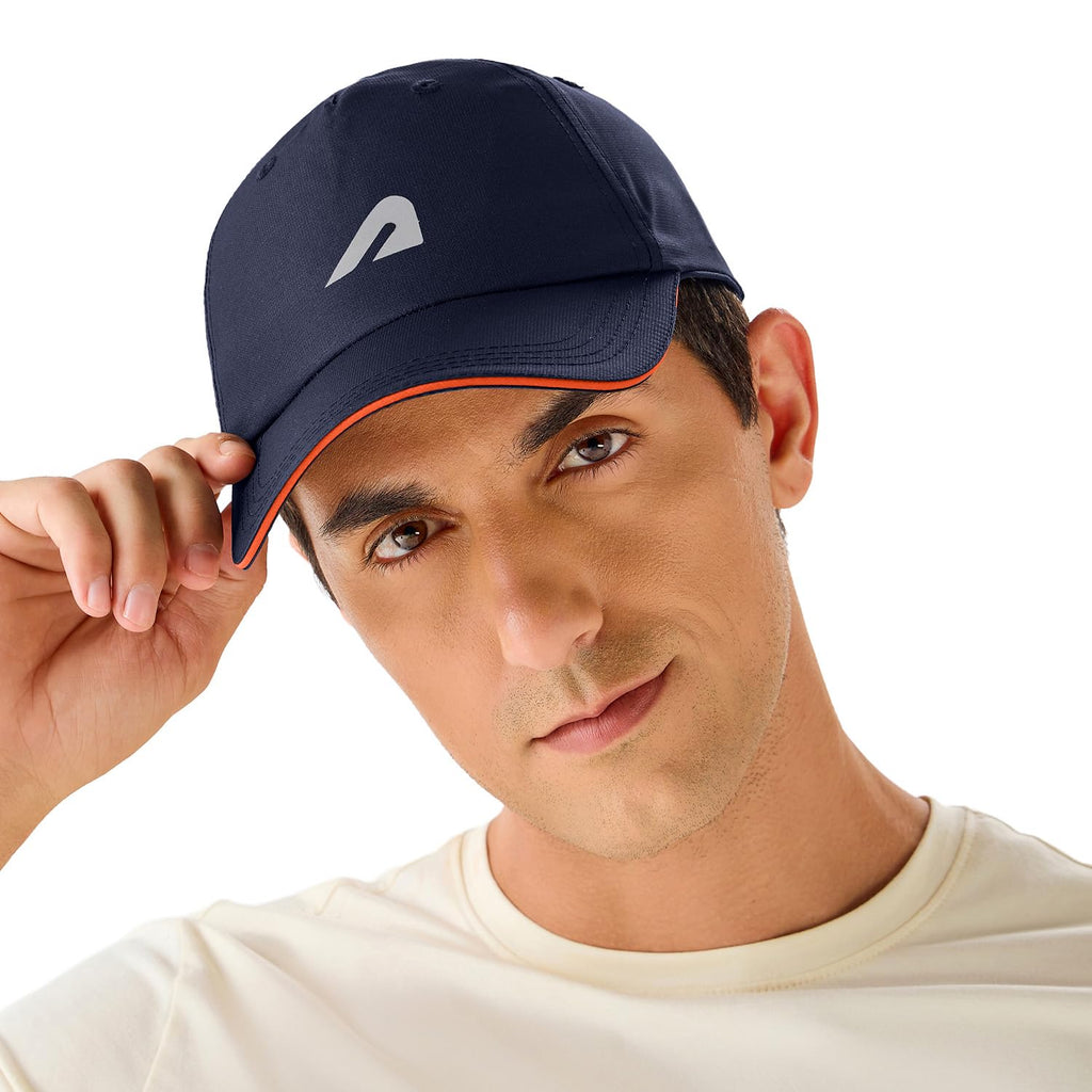 Boldfit Polyester Blend Head Caps For Men Unisex Mens Caps With Adjustable Strap In Summer For Men & Women For All Sports Cap - Blue