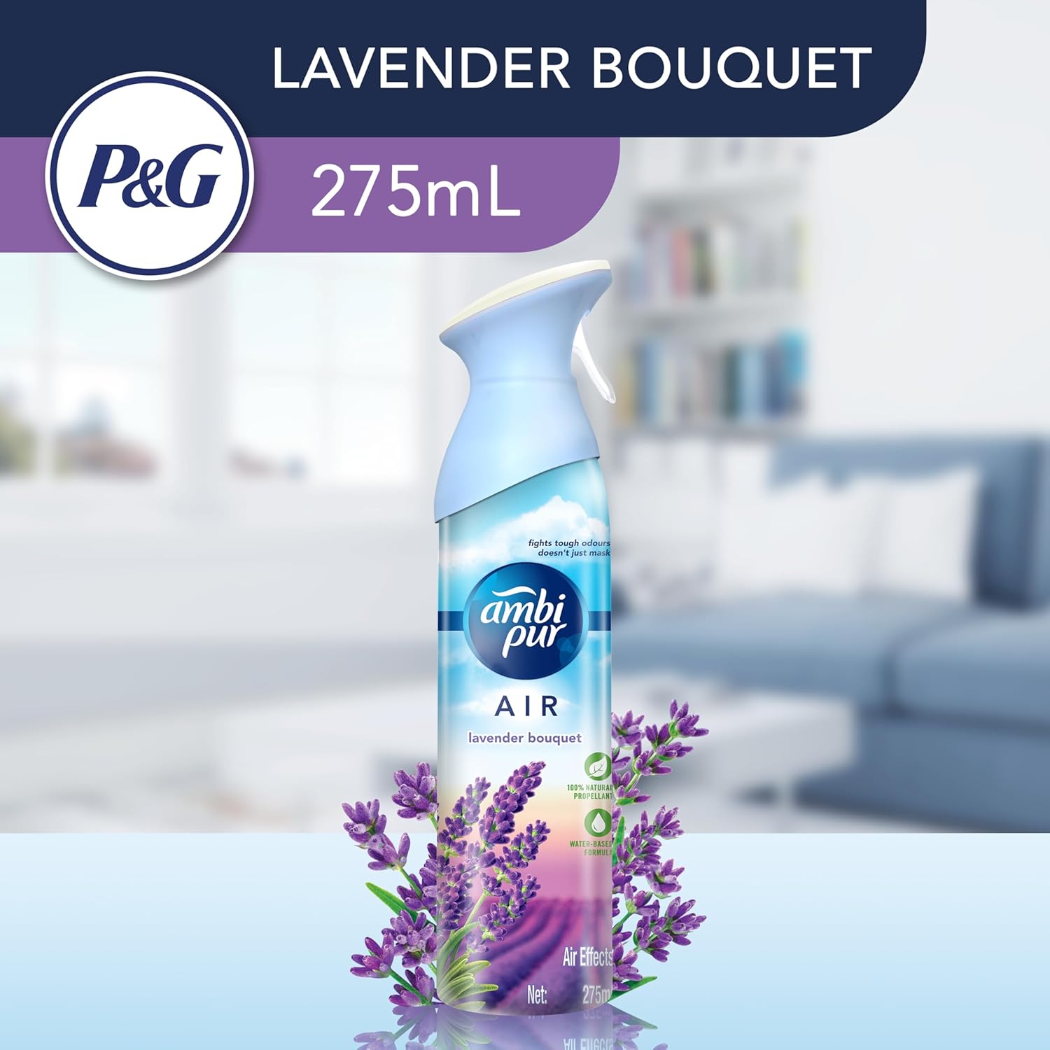 Ambi Pur Air Freshener Spray - Lavender Bouquet - 275 ml