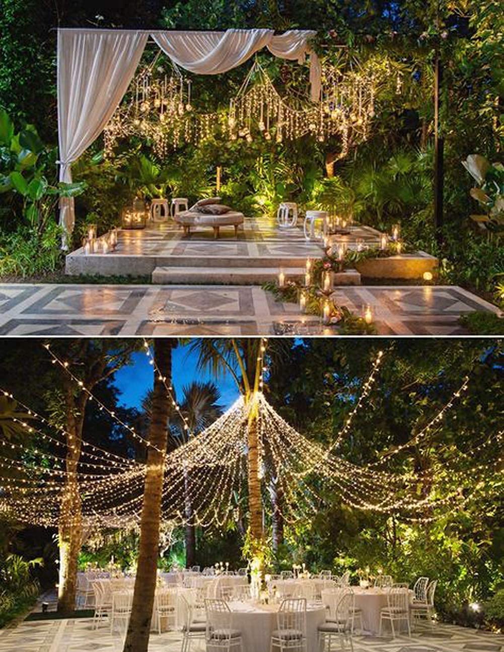 DesiDiya® 35 Feet Long LED Power Pixel Serial String Light, 360 Degree Light in Bulb | Copper Led Pixel String Light for Home Decoration,Diwali,Christmas(Warm White) Pack of 1