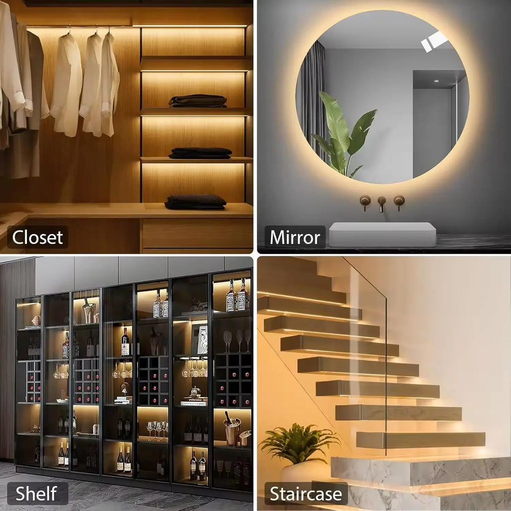 AirSky Warm White Neon Strip Lights, 4 Meters Long, DC 12V LED Light Strip, Waterproof IP65, Flexible Silicone Neon Rope Light Suitable for Indoor and Outdoor use in bedrooms and Kitchens