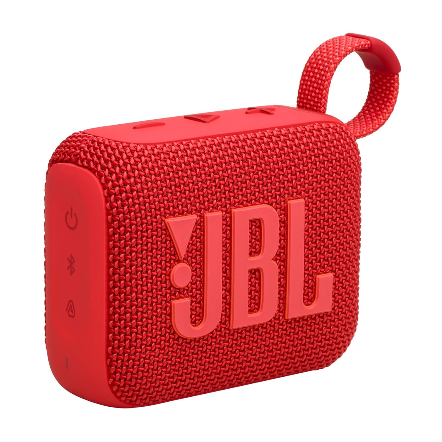 JBL Go 4, Wireless Ultra Portable Bluetooth Speaker, Pro Sound, Vibrant Colors, Water & Dust Proof, Type C (Without Mic, Red)
