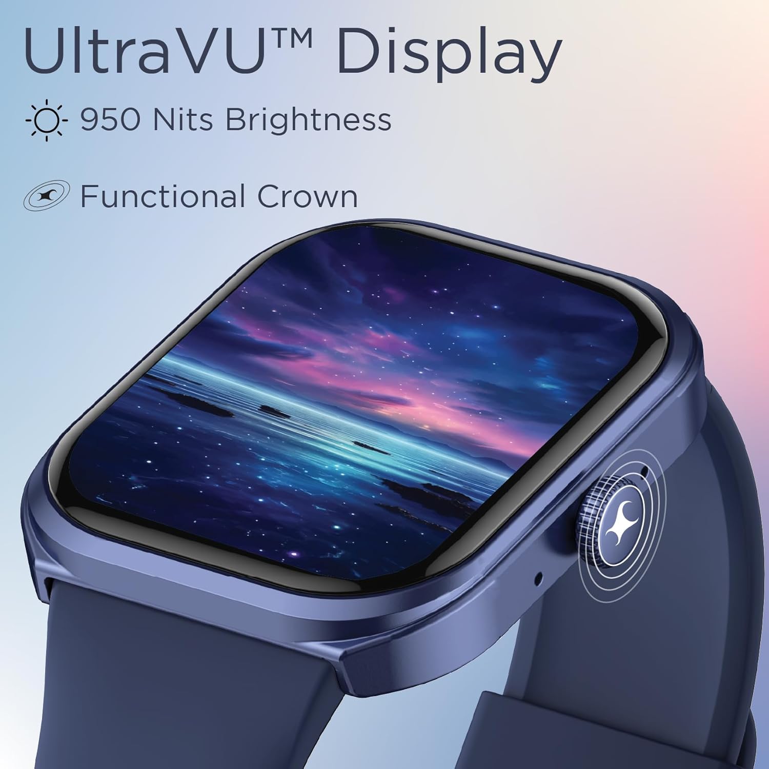 Amazfit Active 2 Premium 44mm Smart Watch, Sapphire Glass Display, Free Silicon Strap in Box, Built in GPS, 10day Battery, 5ATM, for iOS & Android, 2000 Nits Bright, 160+ Sports Mode, Black Leather