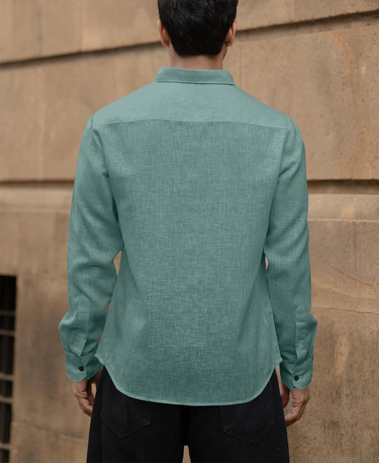 Men’s Cotton Linen Full Sleeve Shirt – Casual & Formal, Breathable Summer Shirt for Men, Regular & Slim Fit Button‑Down Linen Cotton Blend