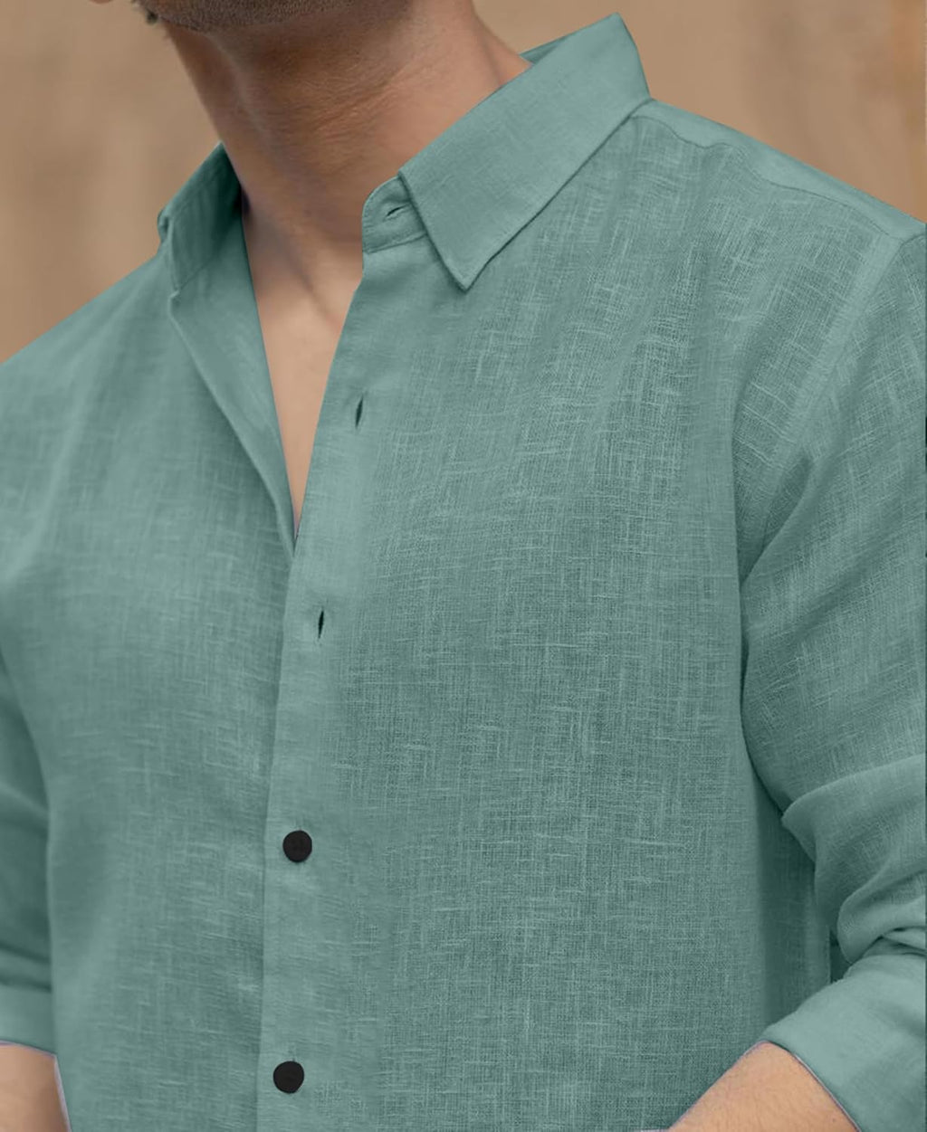 The Indian Garage Co Men's Cotton Slim Fit Multi Striped Full Sleeves Cutaway Collar Casual Shirt