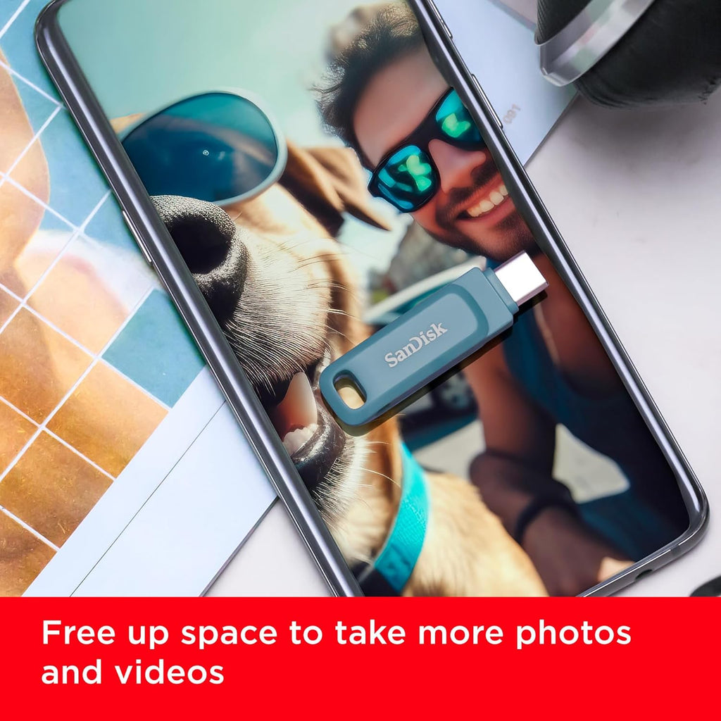 SanDisk Ultra Dual Drive Go Type-C 128GB, OTG, Upto 400MB/S,usb3.2_gen_1 Pendrive, Navagio Bay, 5Y Warranty (SDDDC3-128G-I46NPD)