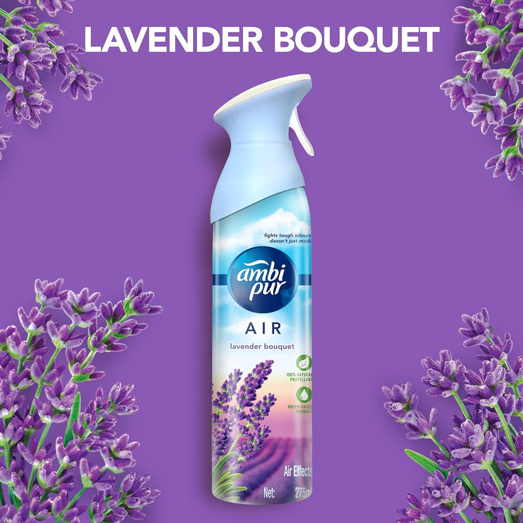 Ambi Pur Air Freshener Spray - Lavender Bouquet - 275 ml