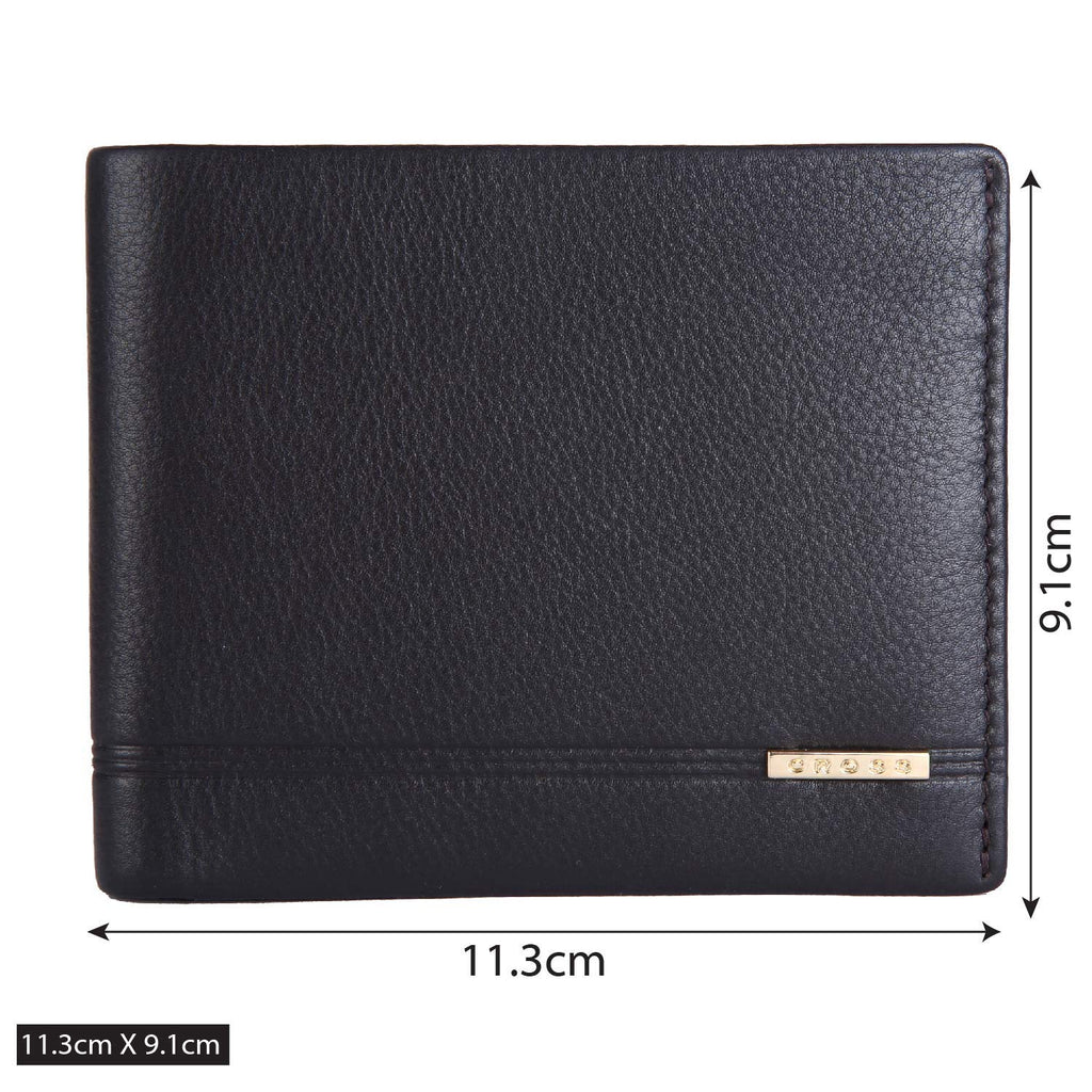 Cross Oak Brown Men's Wallet Stylish Genuine Leather Wallets for Men Latest Gents Purse with Card Holder Compartment (AC018798_3-3)