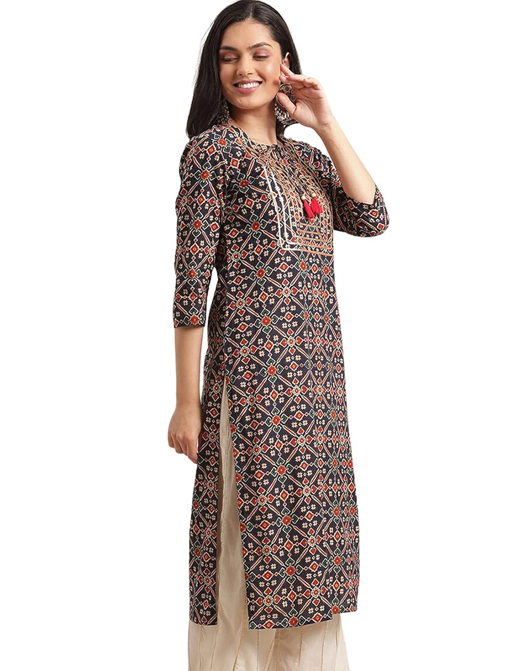 Sonata Quartz Analog Champagne Dial Stainless Steel Strap Watch for Women-NS87018YM01/NT87018YM01