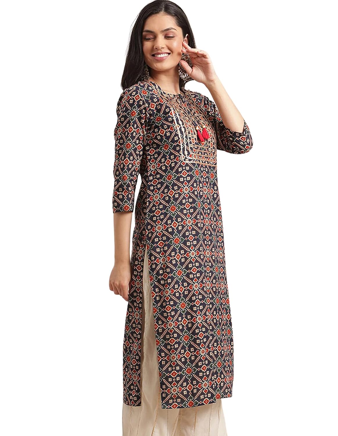 Sonata Quartz Analog Champagne Dial Stainless Steel Strap Watch for Women-NS87018YM01/NT87018YM01