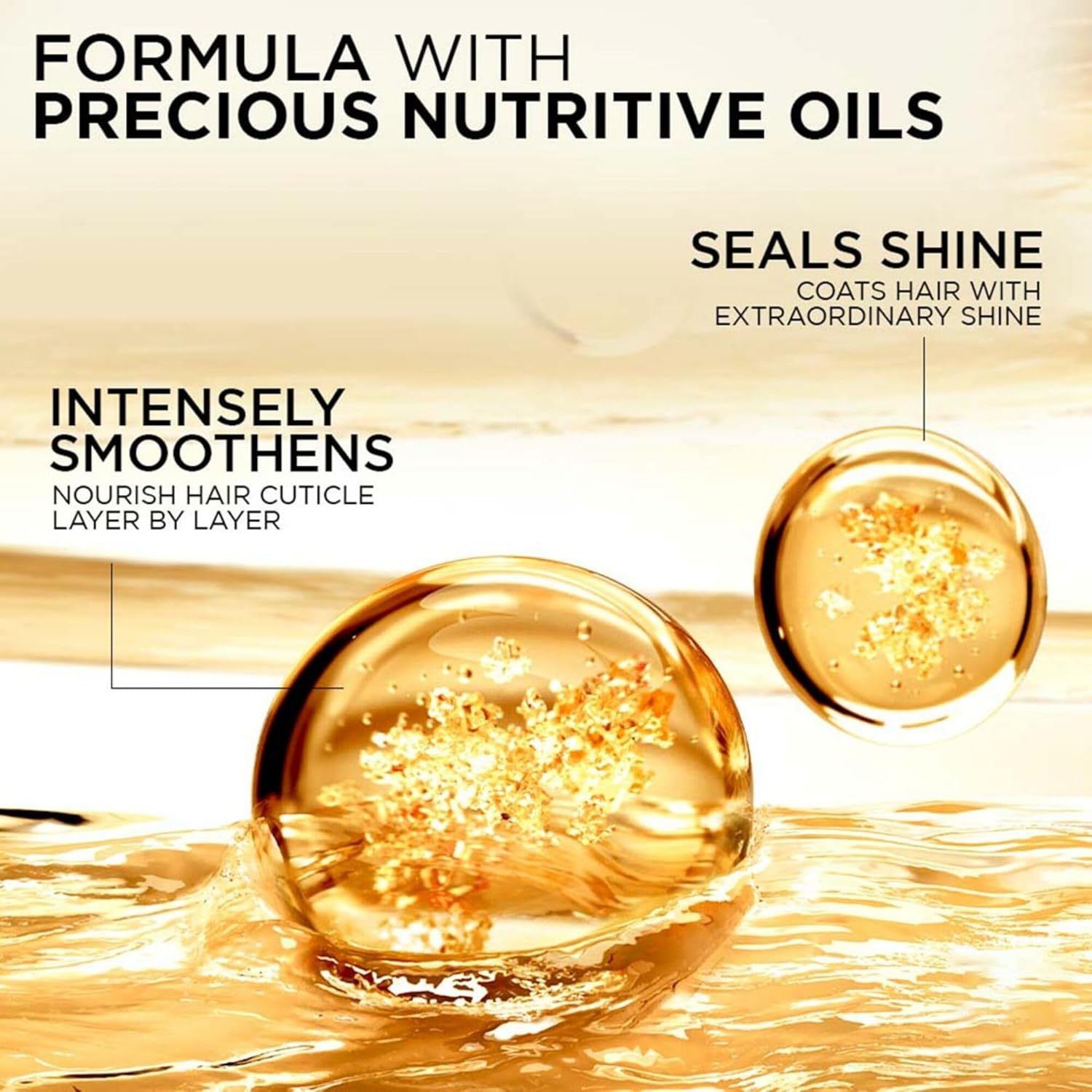 L'Oreal Paris Extraordinary Oil Hair Serum Powered by Floral Oils for All Hair Types, Volume- 100 ml, Makes hair frizz-free, stronger, shiny and provides UV and Heat Protection, Lightweight Formula