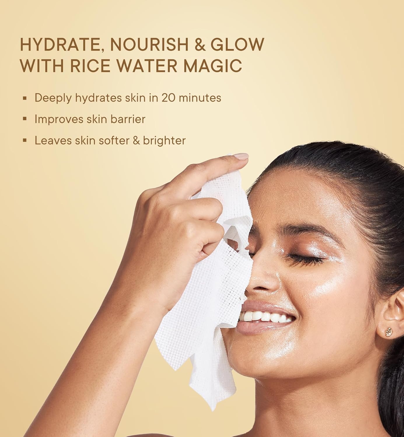 Collagen Face Mask Pack of 4 Overnight Deep Collagen Night Mask Korean Glass Skin Hydrogel Mask for Deep Hydration, Anti-Aging & Pore Minimizing | | Hyaluronic Acid, Niacinamide, Vitamin E (34g)(4 pack) (Bio Face Mask Sheet-pack of 4)