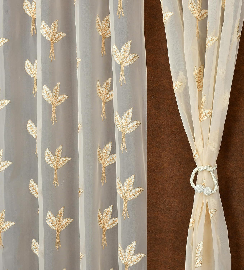 BSB HOME® 220 TC Premium Glace Cotton Solid Striped Pillow Covers | Super Soft and Breathable Envelope Closure| Set of 2 Pieces Pillow Covers King Size (Beige, 20 x 30 Inches)